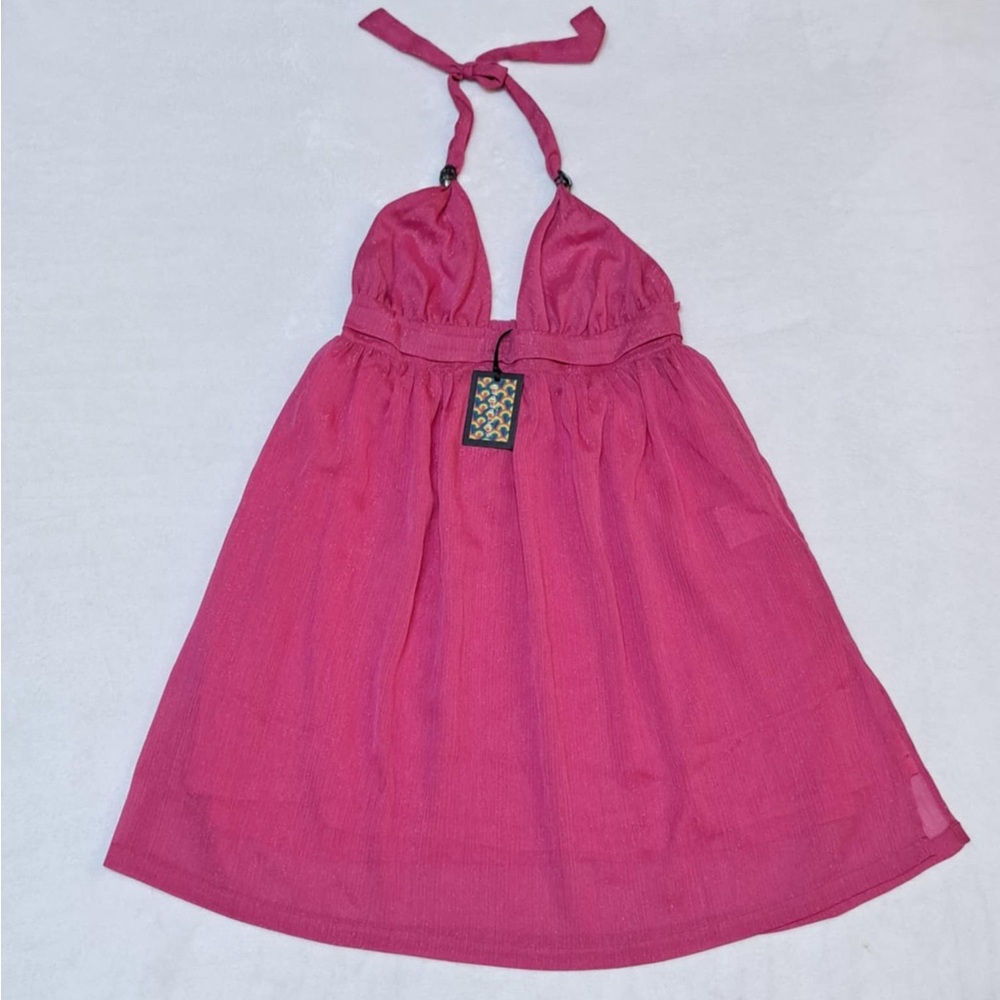 Kurt Geiger Fuschia "Kensington" Cover-Up Dress - Women's size SMALL
